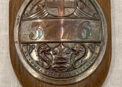 Waterman's Badge worn by watermen plying for hire during the years 1803-1827
